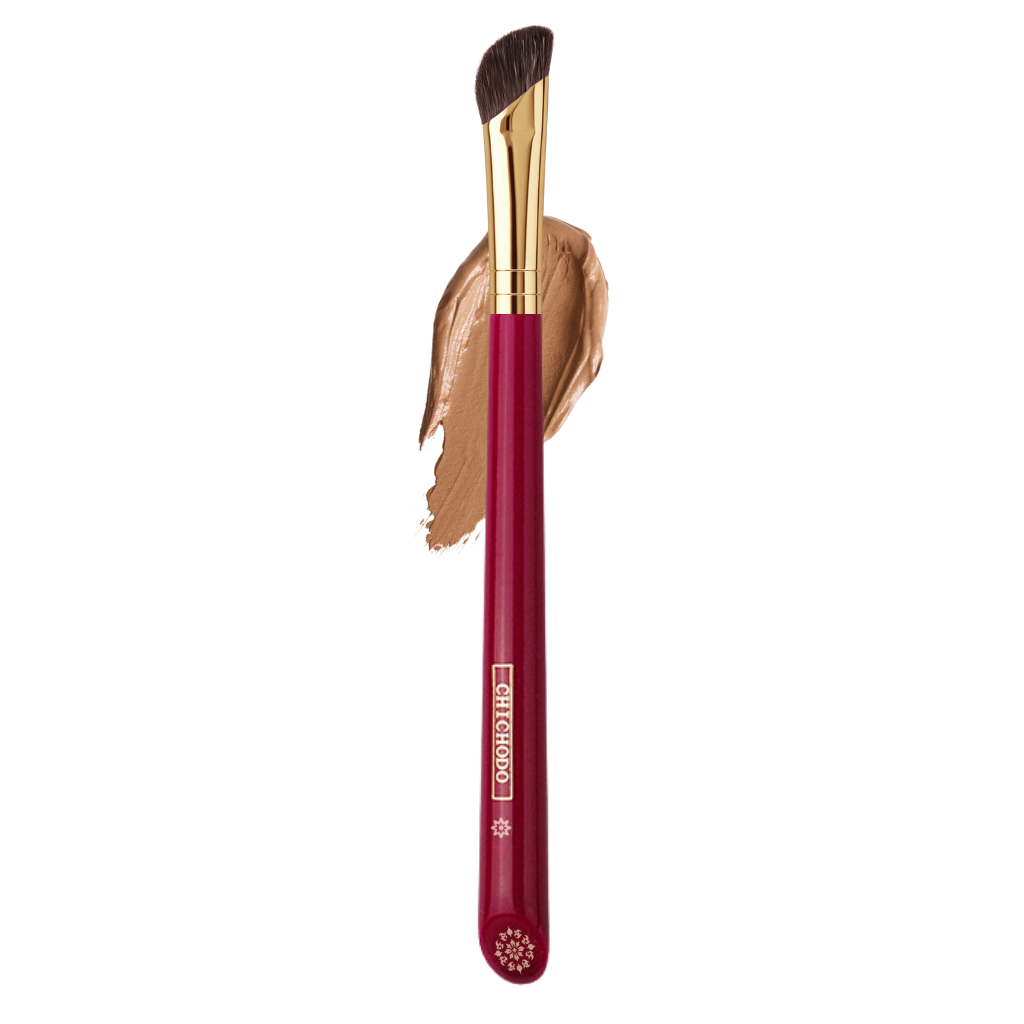 Cọ Tạo Khối Mũi/Highlight/Che Khuyết Điểm Đầu Xéo Chính Xác CHICHODO Angled Shadow Brush C132